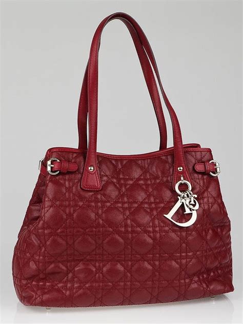 dior panarea red|christian Dior panarea medium tote.